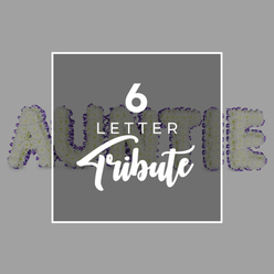 This tender letter tribute quietly commands attention with six bold AUNTIE letters, each built from a generous cluster of pristine white chrysanthemums. The letters stand with steady resolve against a soft gray backdrop, their edges neatly defined by a purple trim that rims the silhouette with a dignified glow. In the heart of the arrangement, a white square frame overlays the composition, and within it the phrase 6 LETTER appears in a clean sans serif, while Tribute unfolds in a graceful script beneath, signaling a custom memorial for a cherished Auntie. The composition radiates calm respect, inviting mourners to pause, reflect, and remember. As a Stanmore florist, we understand how such pieces anchor a service, offering a clear, heartfelt message of love and remembrance. The air carries a light, clean scent from the chrysanthemums, and the texture of the densely packed blooms reads as soft and comforting to the touch. This tribute is ideal for a funeral, wake, or memorial, and is available for prompt delivery across Stanmore and surrounding NW London areas, ensuring the memory is shared at the exact moment it is needed.
